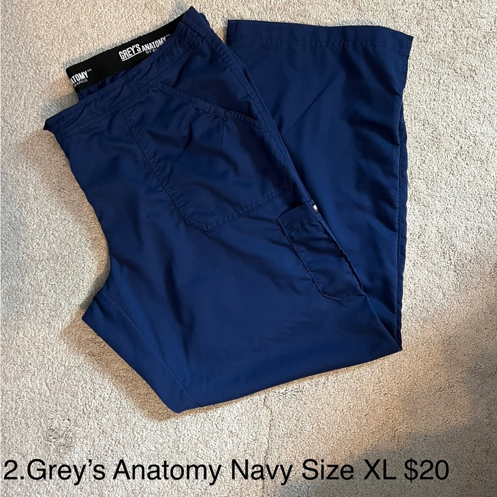 Grey’s Anatomy Navy Scrub Pants